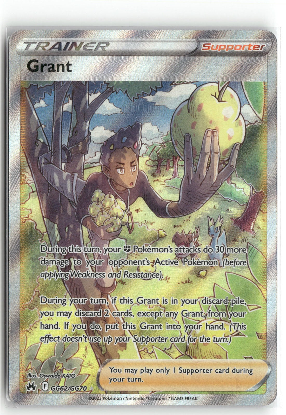 Pokemon Grant GG62/GG70 Ultra Rare 2023 Crown Zenith: Galarian Gallery