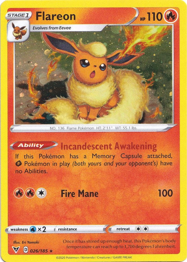 Flareon - 026/185 (Cosmos Holo)