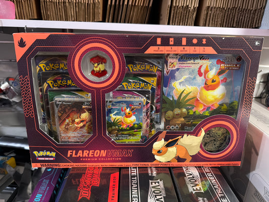 Pokemon TCG: Flareon VMAX Premium Collection