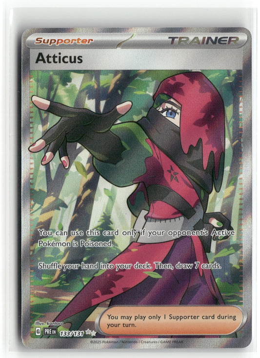 Pokemon Atticus 133/131 Ultra Rare 2025 SV: Prismatic Evolutions