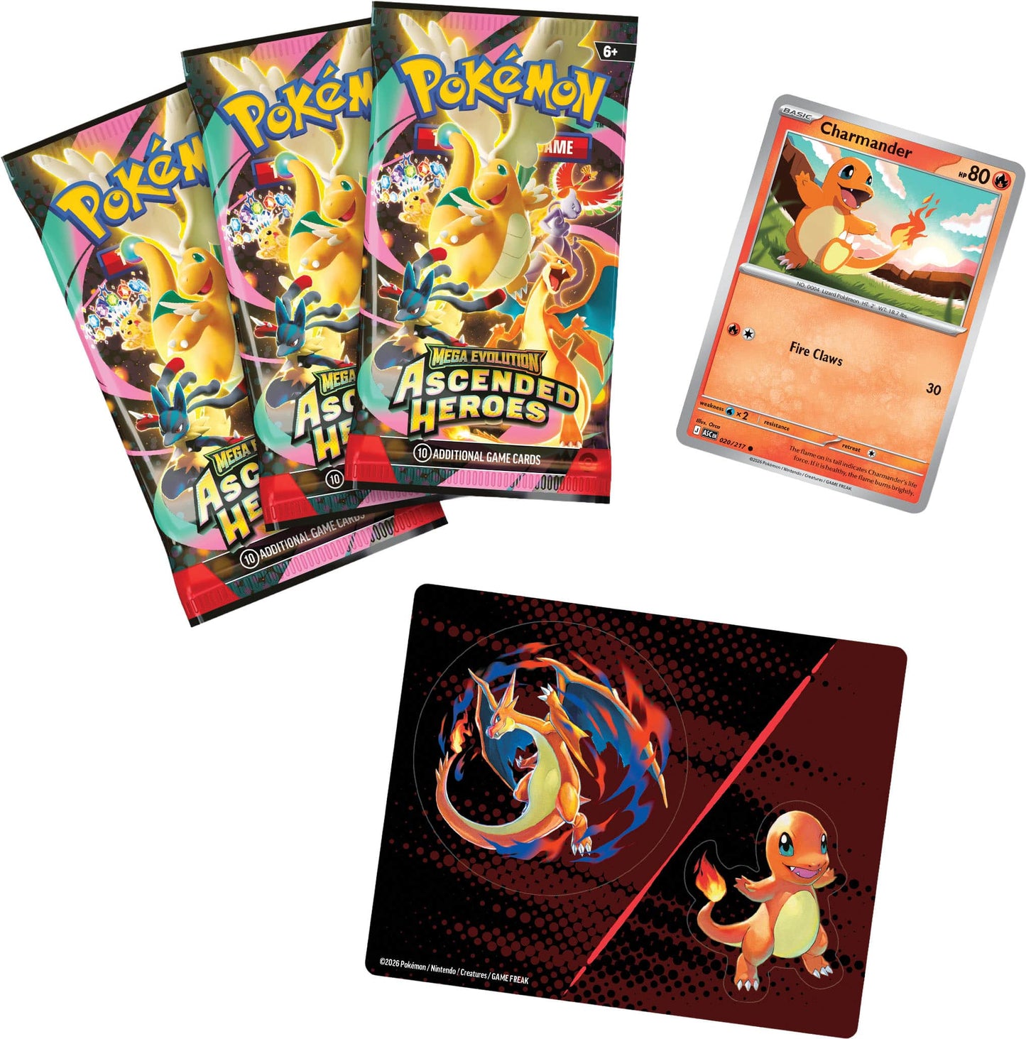 Pokemon TCG: Ascended Heroes Tech Sticker Charmander
