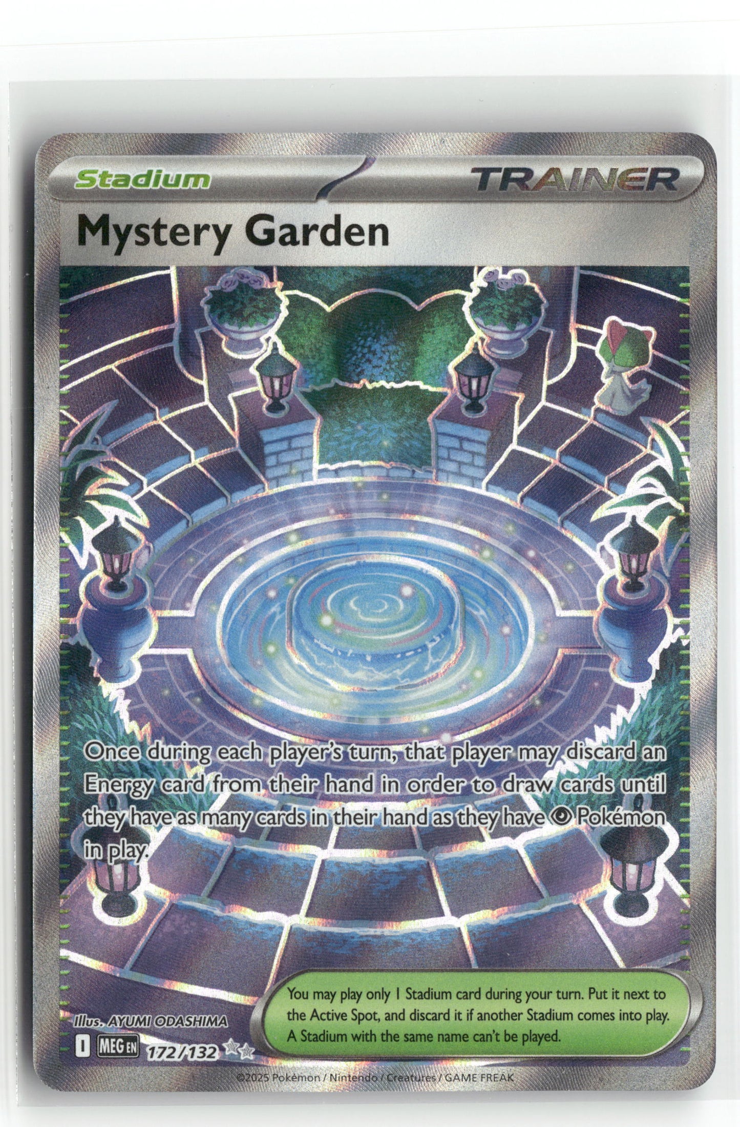 Pokemon Mystery Garden 172/132 Ultra Rare 2025 ME01: Mega Evolution