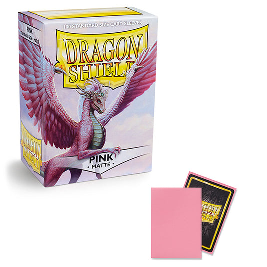 Dragon Shield Sleeves: Standard - Matte Pink (100 ct.)
