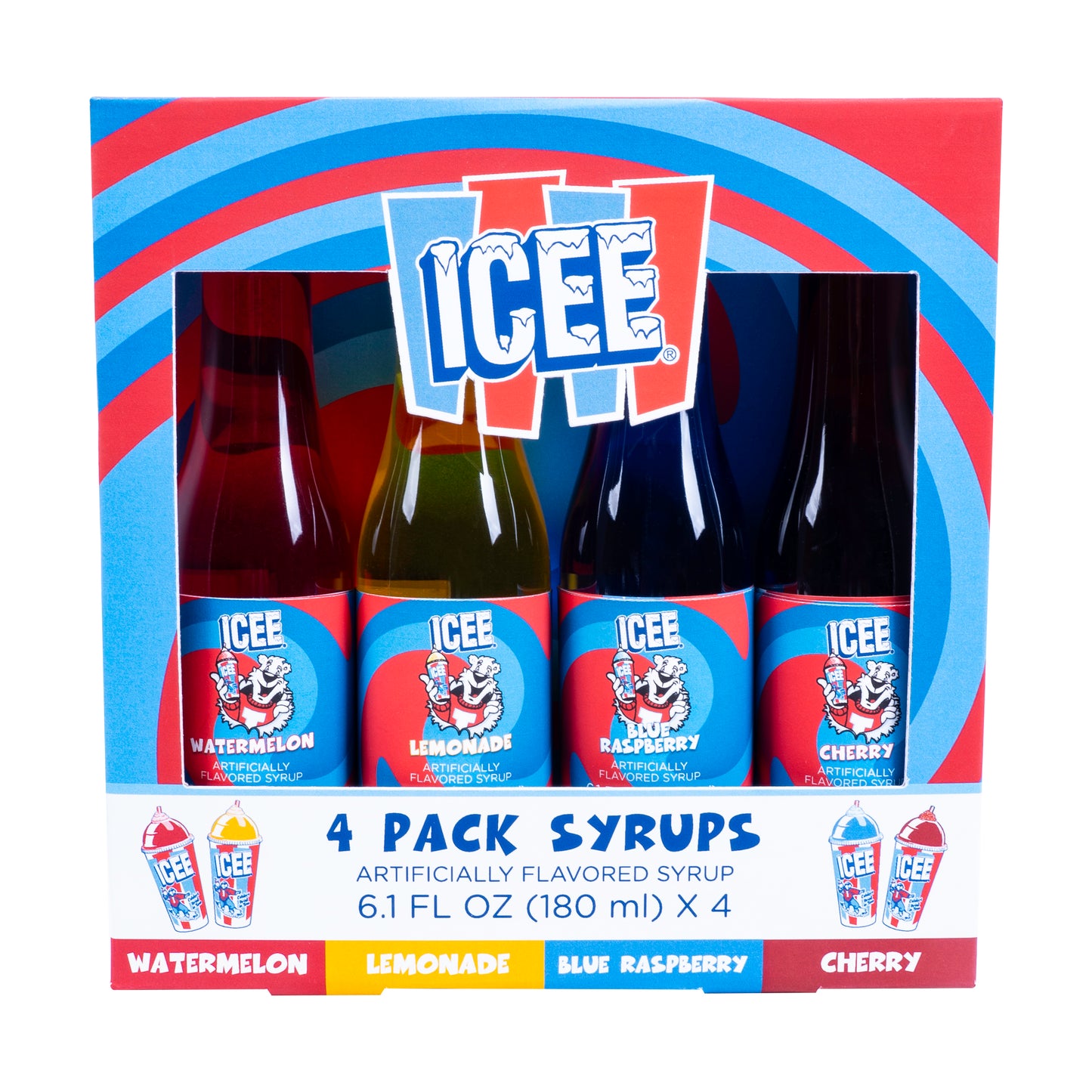 ICEE 4 Pack Syrup V2 - WM/LE/BR/CH
