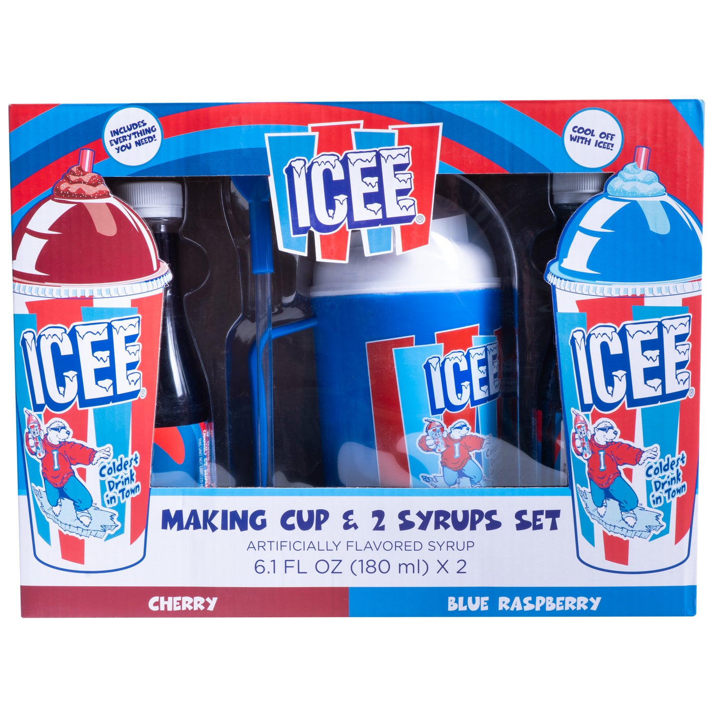 ICEE Making Cup + 2 Syrups Set
