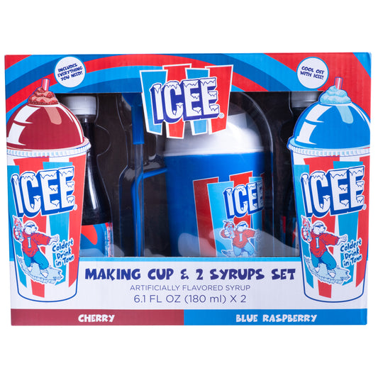 ICEE Making Cup + 2 Syrups Set