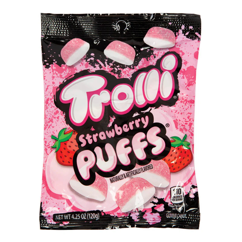 Trolli Strawberry Puffs 4.25oz Bag