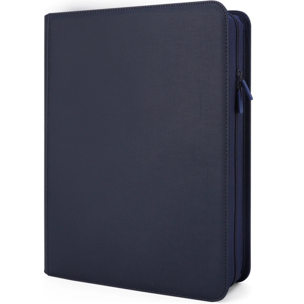 9-Pocket Zippered Toploader Binder - Dark Blue