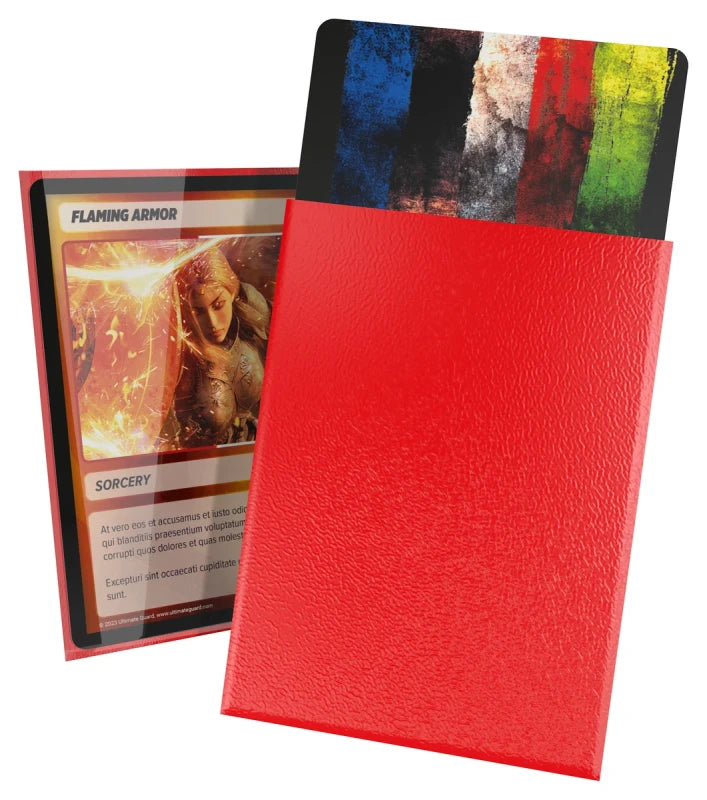Ultimate Guard Cortex Sleeves Standard Size (100) - Red