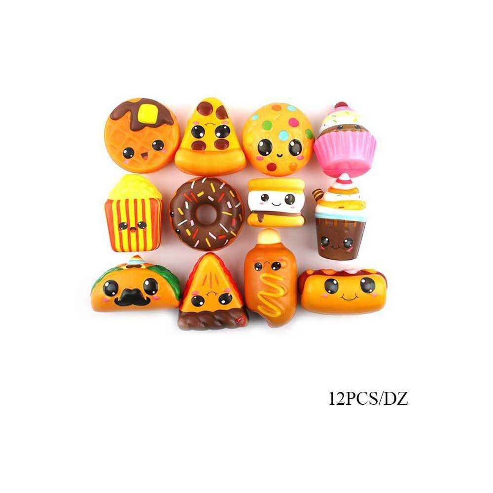Cute Food Shaped Squishy Stress Relief Toy