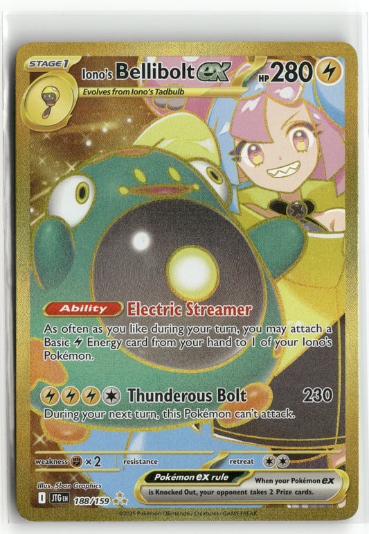 Iono's Bellibolt ex - Hyper Rare SV09: Journey Together 188/159