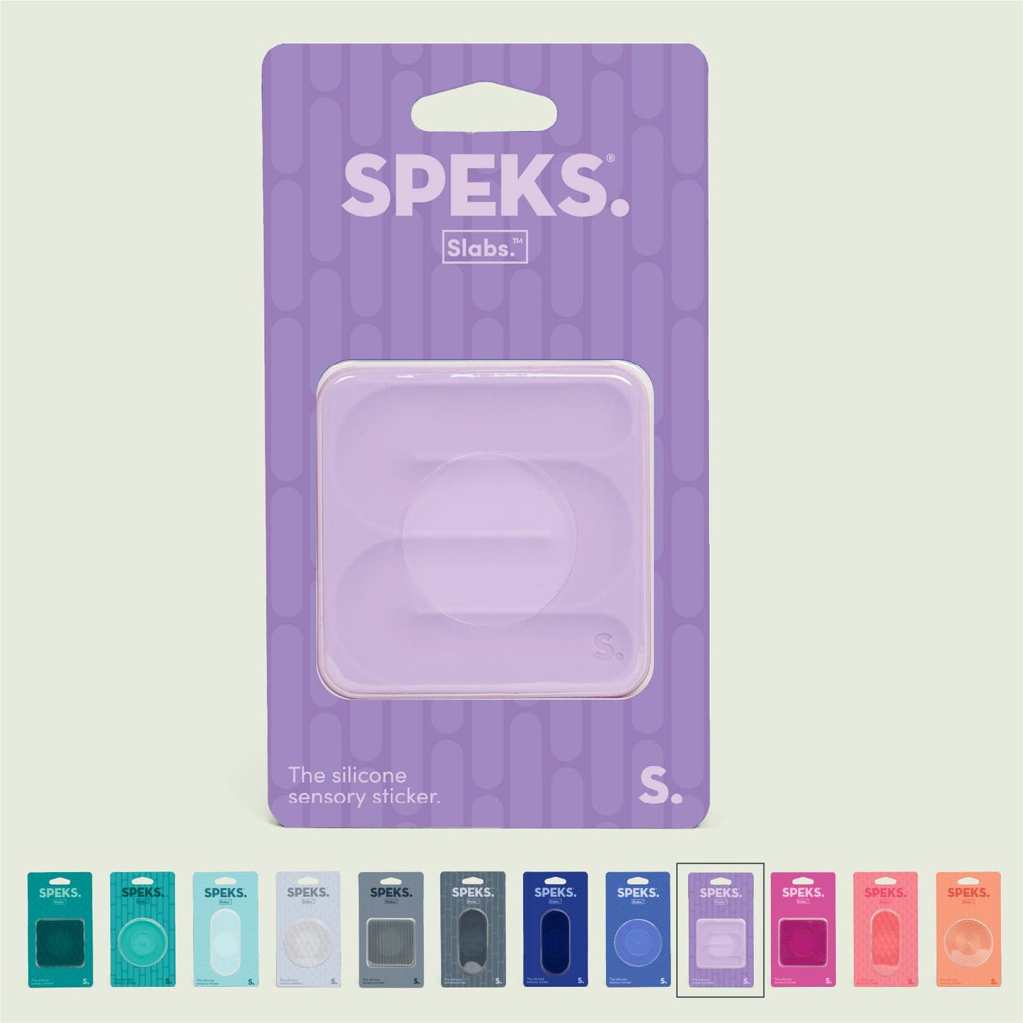 Speks Slabs Silicone Sensory Sticker Fidget – Peel, Stick & Squish Tactile