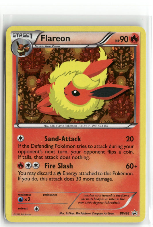 Pokemon Flareon - BW88 Promo 2011 Black and White Promos