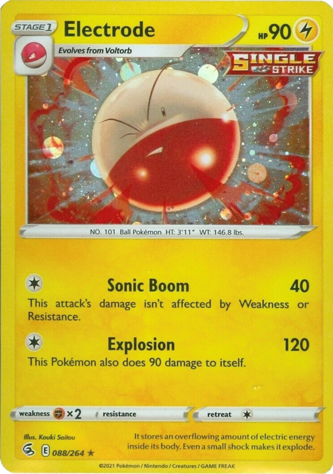 Electrode - 088/264 (Cosmos Holo)