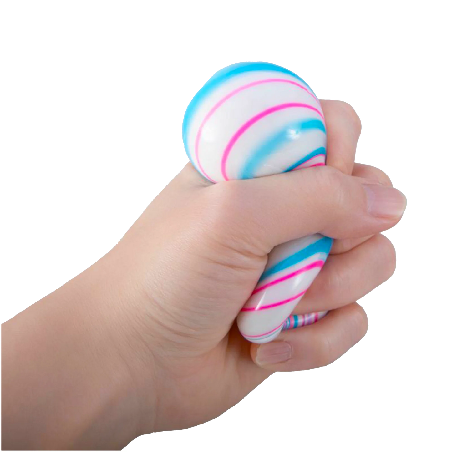 Schylling Needoh Swirlie Egg Squishy Fidget Toy Multicolor 1ct