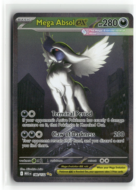 Pokemon Mega Absol ex 180/132 SIR 2025 ME01: Mega Evolution