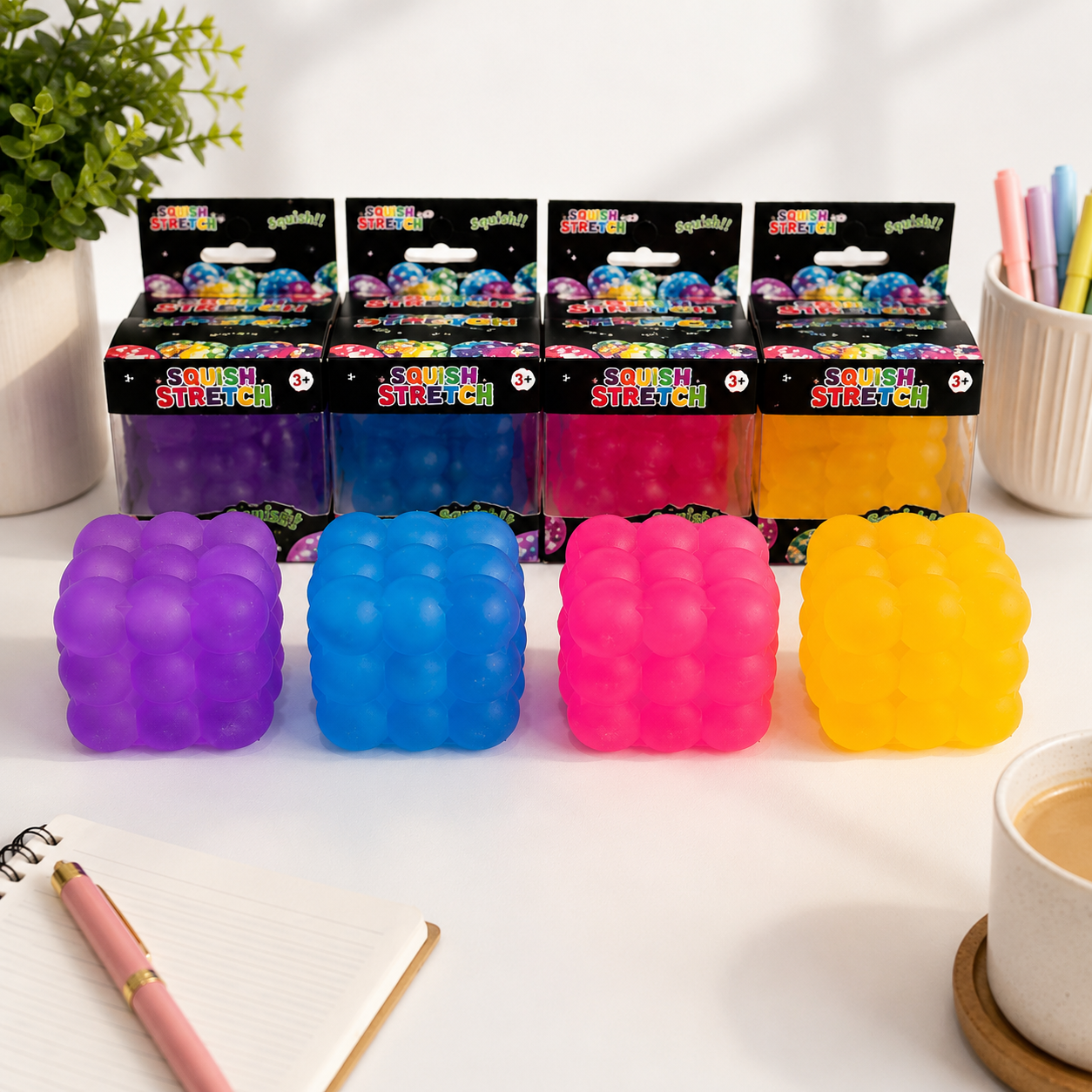 Squishy Cube Sensory Fidget & Stress Relief Toy