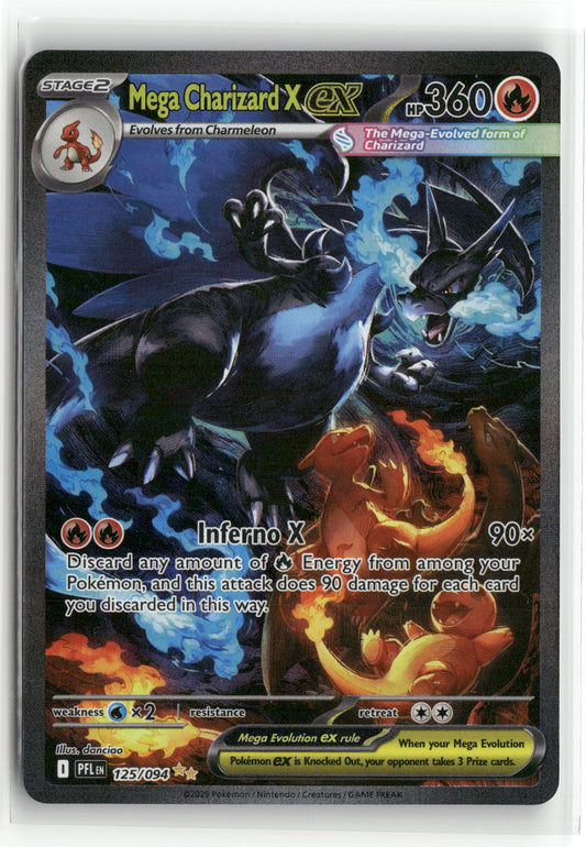Mega Charizard X ex Special Illustration Rare ME02: Phantasmal Flames 125/094