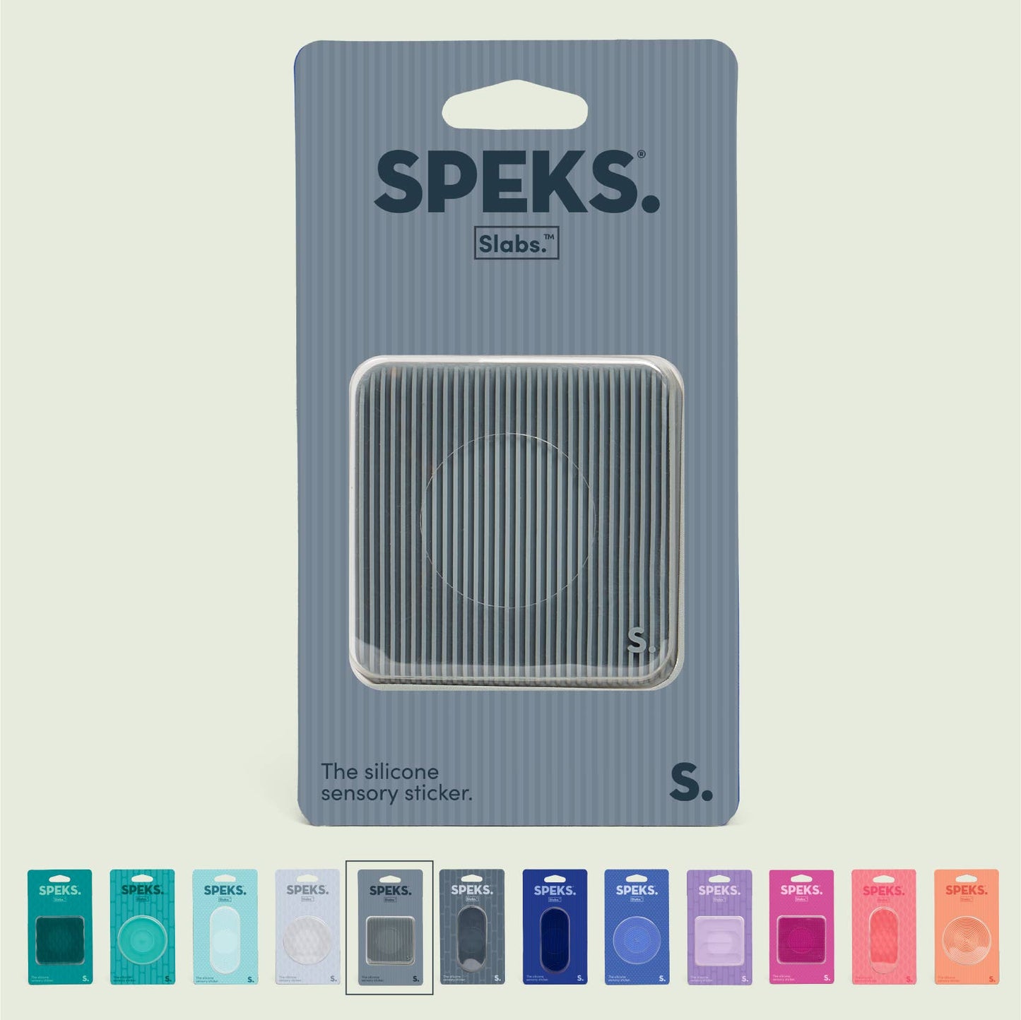 Speks Slabs Silicone Sensory Sticker Fidget – Peel, Stick & Squish Tactile