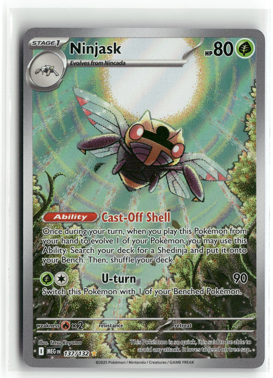 Ninjask - Illustration Rare ME01: Mega Evolution 137/132 NM