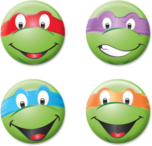 Teenage Mutant Ninja Turtles 4 Button Set 1