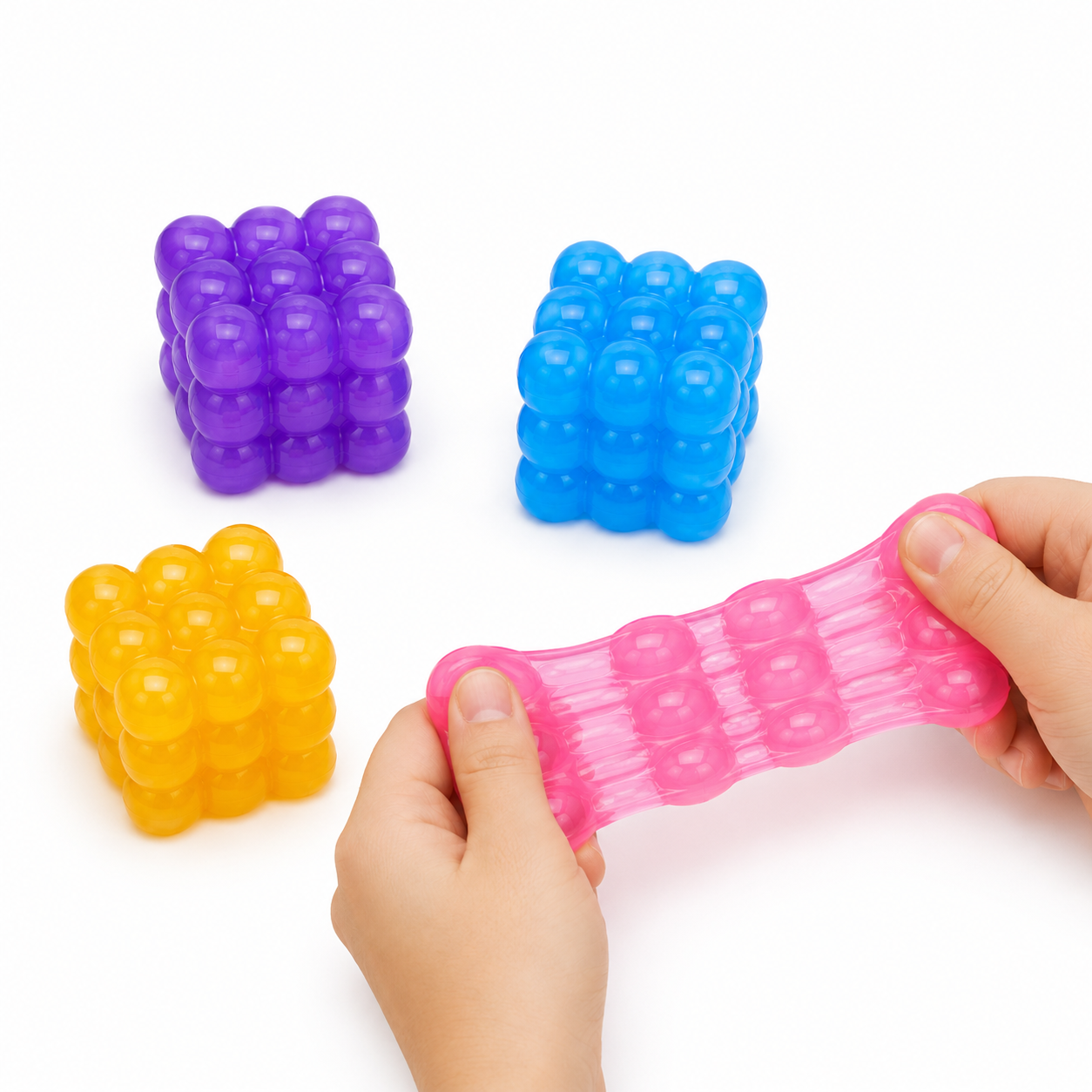 Squishy Cube Sensory Fidget & Stress Relief Toy