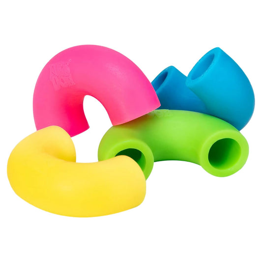 Schylling NeeDoh Mac N Squeeze Squishy Fidget Toy Multicolor 4ct