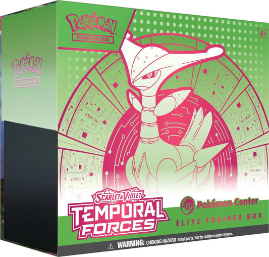 Pokemon TCG: Temporal Forces Pokemon Center Elite Trainer Box Iron Leaves