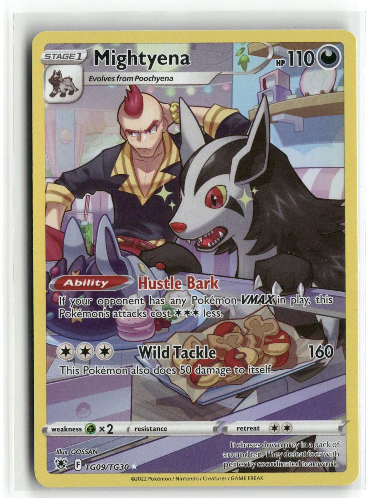 Pokemon Mightyena TG09/TG30 UR 2022 SWSH10: Astral Radiance Trainer Gallery