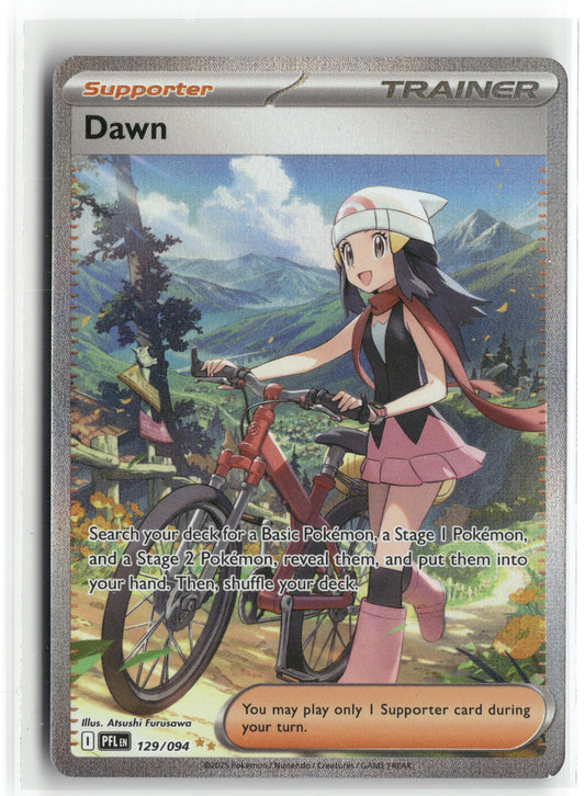 Pokemon Dawn 129/094 Special Illustration Rare 2025 ME02: Phantasmal Flames
