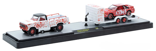 Coca-Cola -1969 Ford F-100 Ranger 4X4 and 1990 Ford Mustang GT with Chrome Red Accents