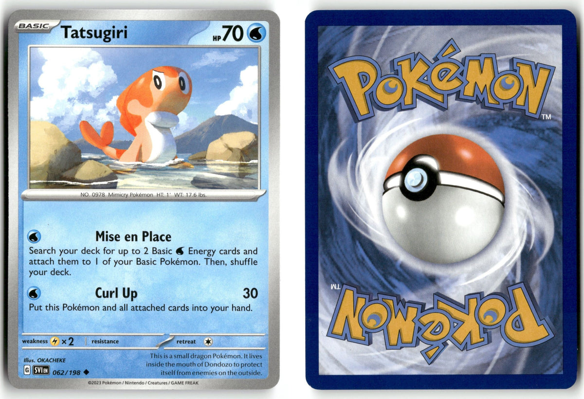 Front + Back scan | Near Mint / English / Normal