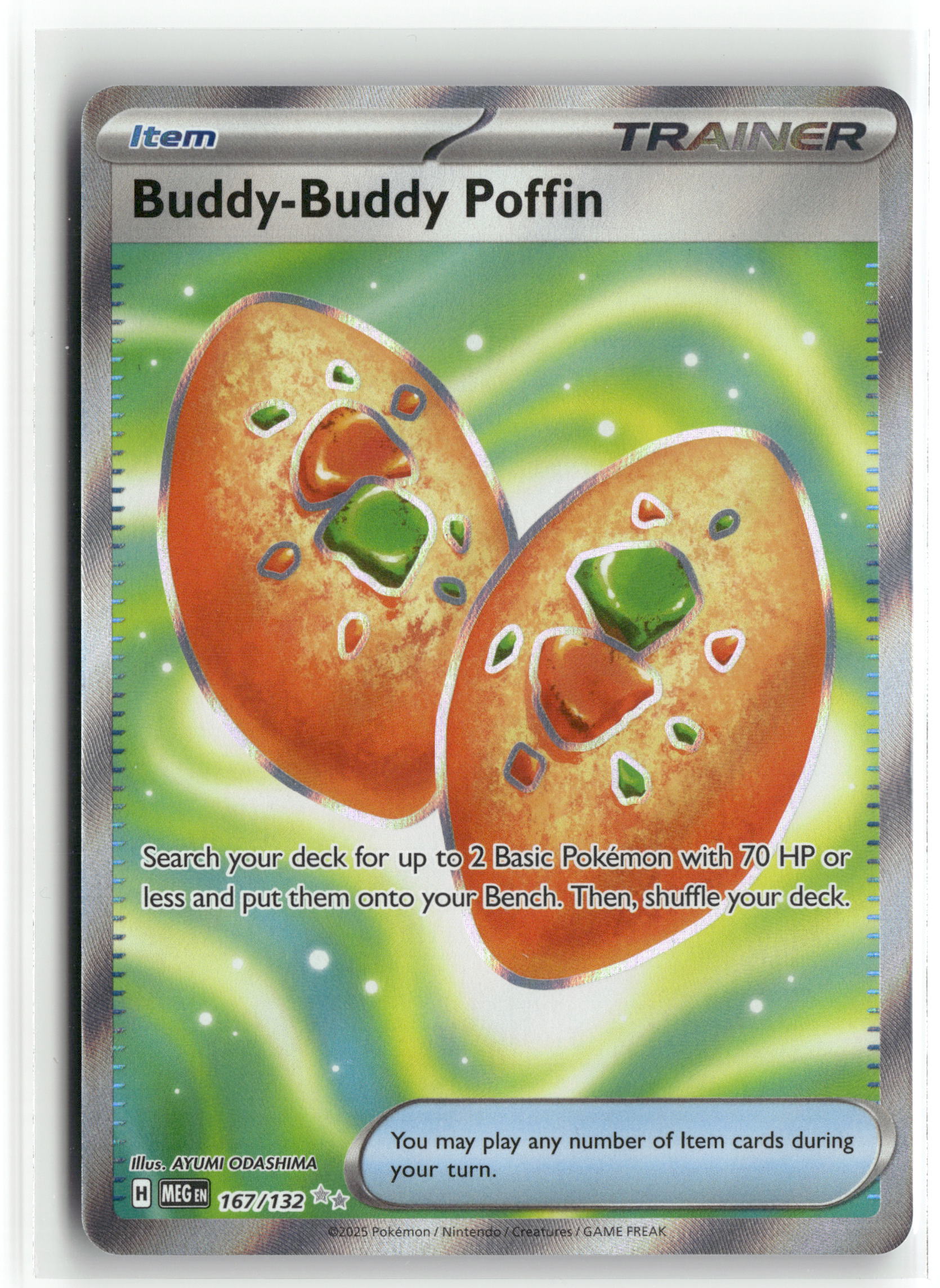 Buddy-Buddy Poffin Ultra Rare ME01: Mega Evolution 167/132 NM