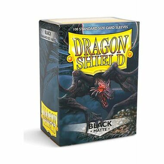 Dragon Shield Sleeves: Standard - Matte Black (100 ct.)