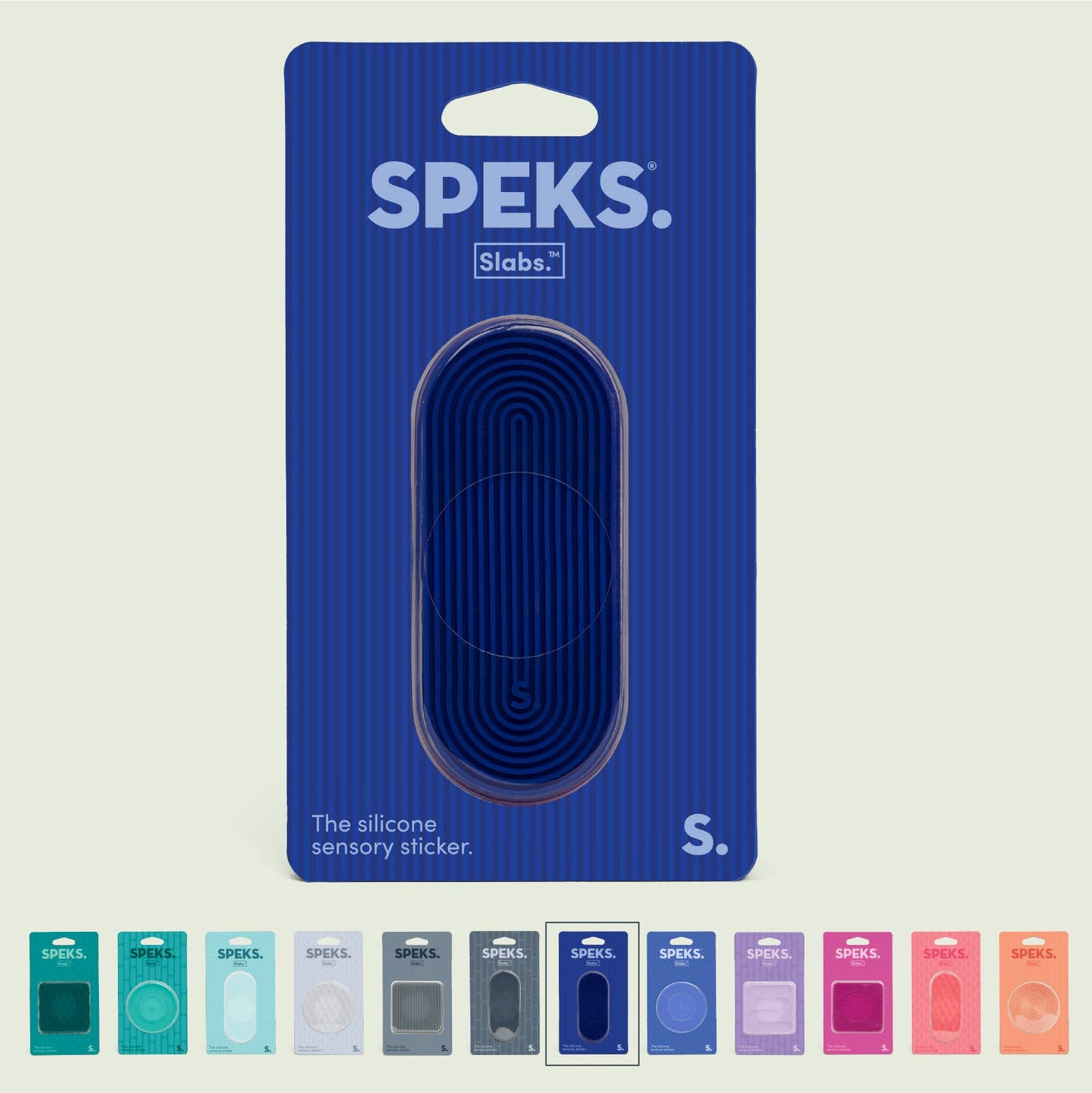 Speks Slabs Silicone Sensory Sticker Fidget – Peel, Stick & Squish Tactile