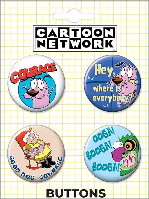 Courage 4 Button Set