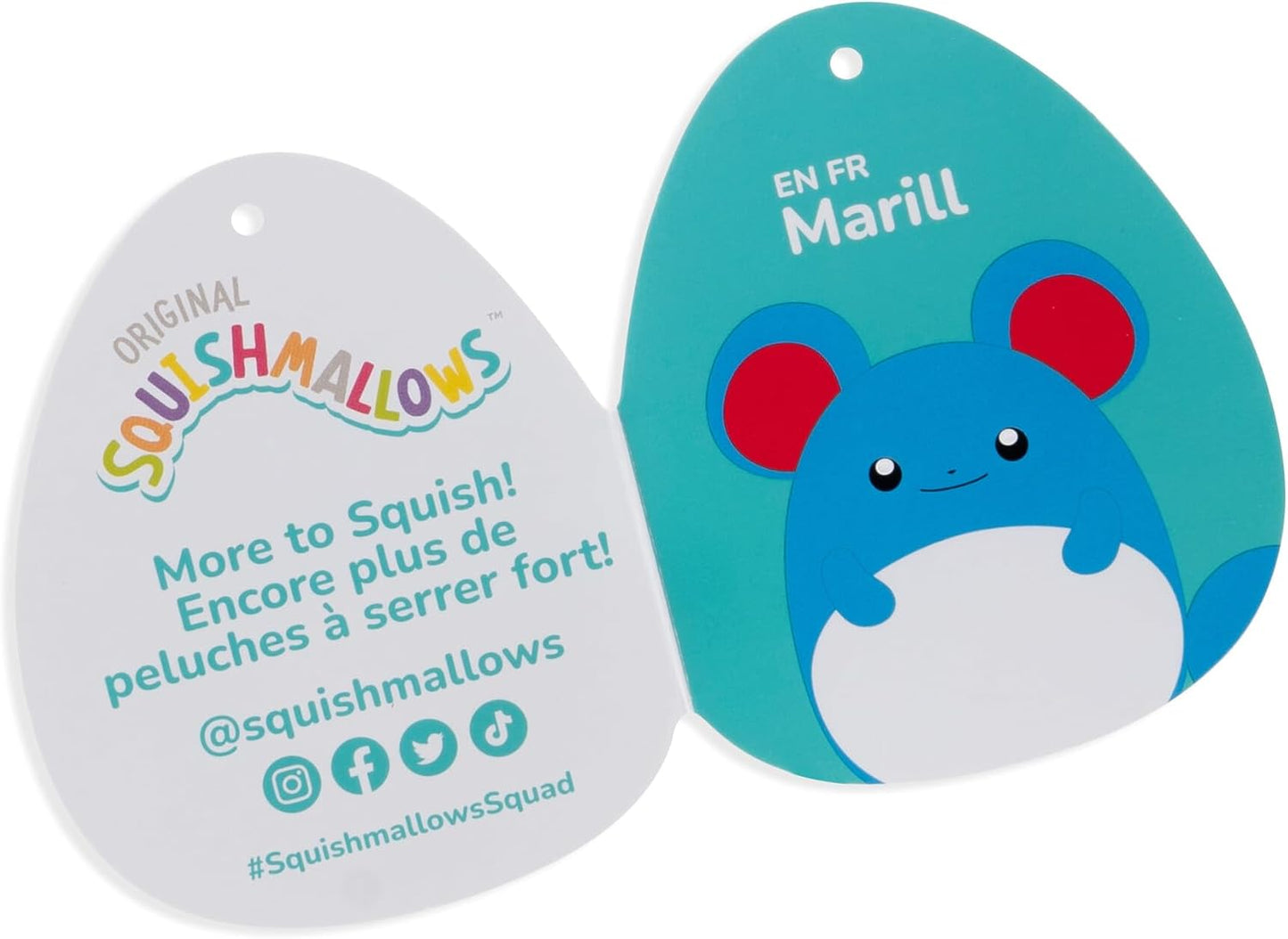 Squishmallows Original 14-Inch Marill Pokémon Plush