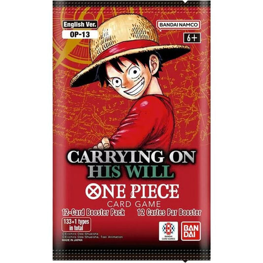 One Piece Card Game: Carrying On His Will Booster Pack (OP-13)