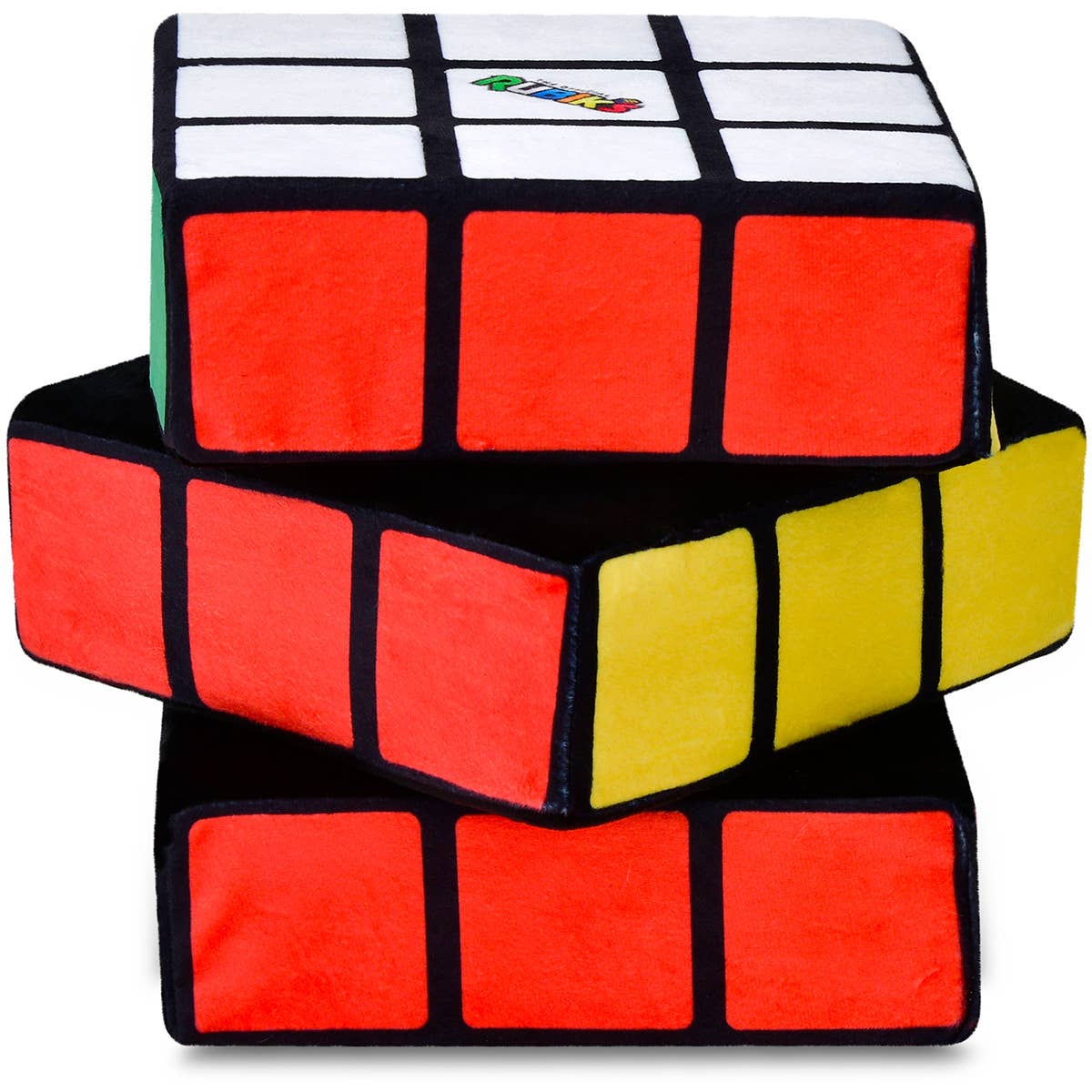 Rubik'S Cube Interactive Spinning Plush