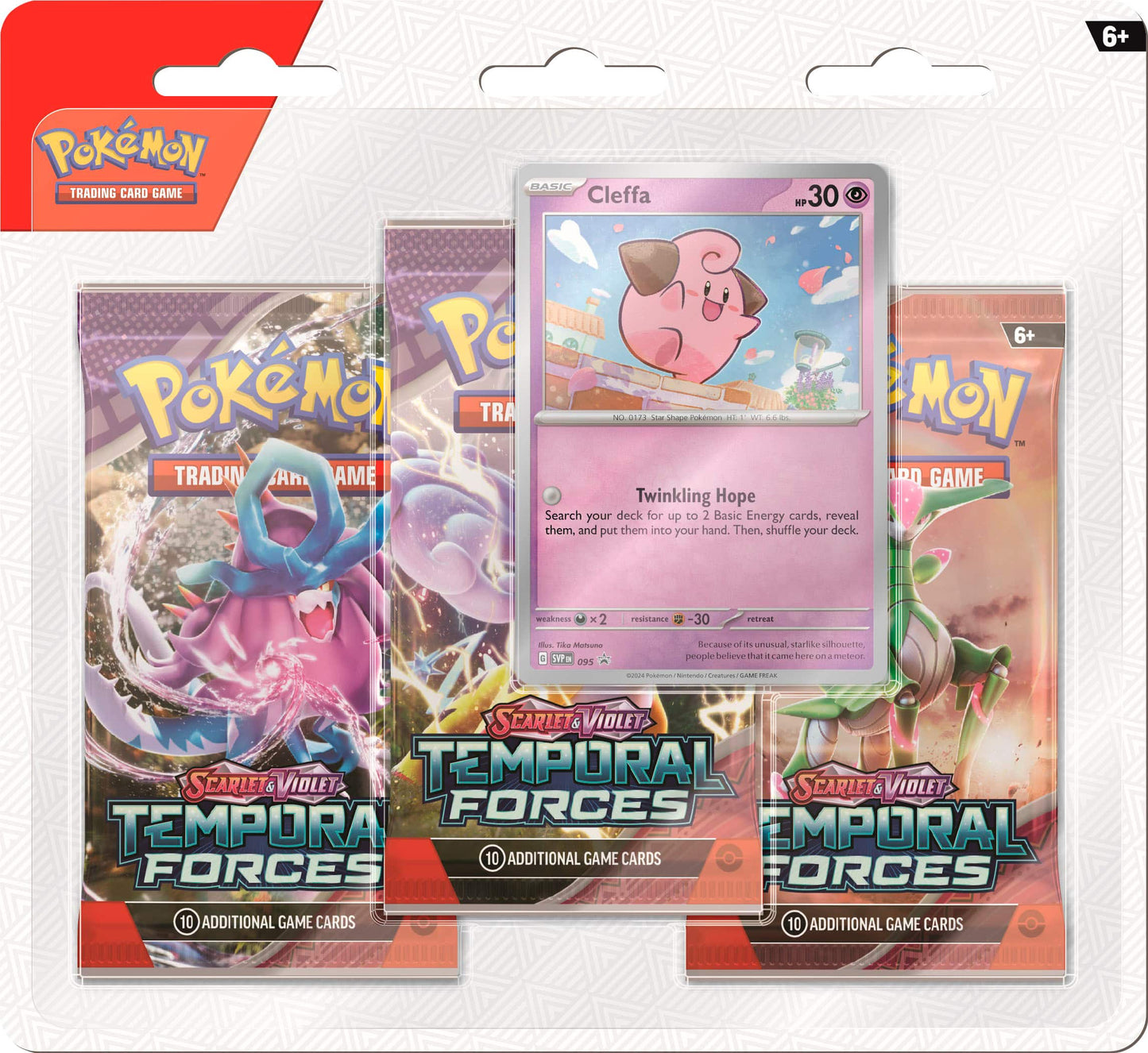 Pokemon TCG: Temporal Forces 3-Pack Blister