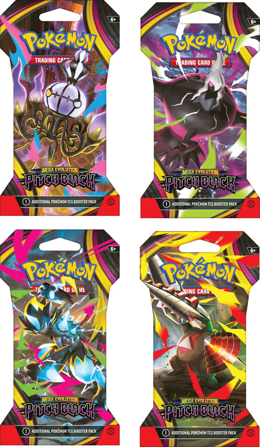 Pokémon TCG: Mega Evolution—Pitch Black Sleeved Booster Pack