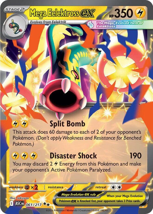 Pokemon ASC Mega Eelektross ex 061/217 Holo