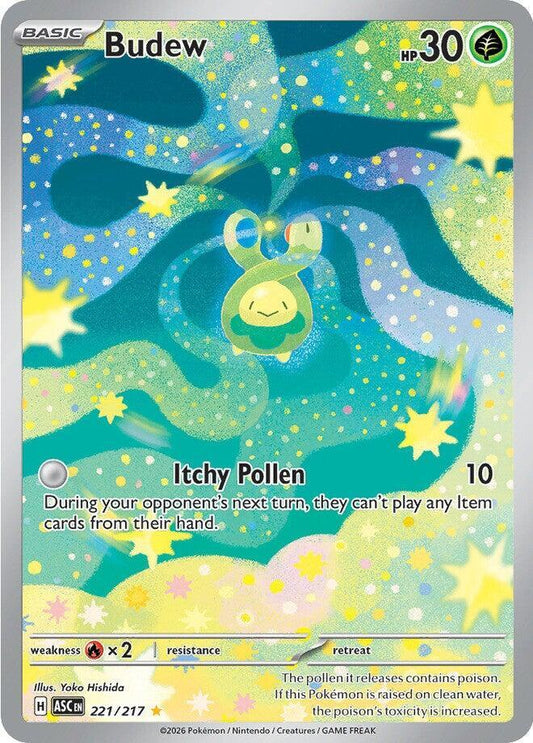 Pokemon ASC Budew 221/217 Holo