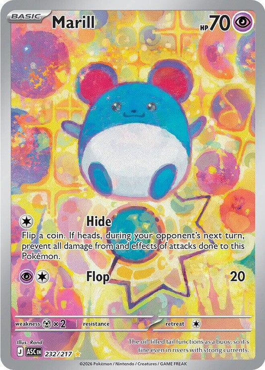 Pokemon ASC Marill 232/217 Holo