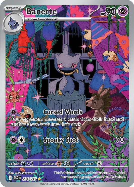 Pokemon ASC Banette 234/217 Holo