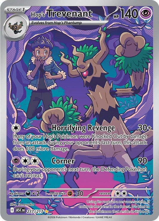 Pokemon ASC Hop's Trevenant 237/217 Holo