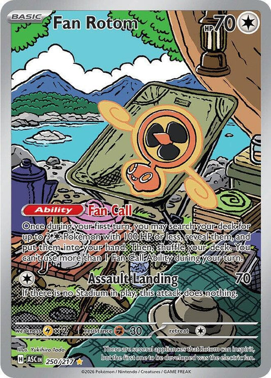 Pokemon ASC Fan Rotom 250/217 Holo