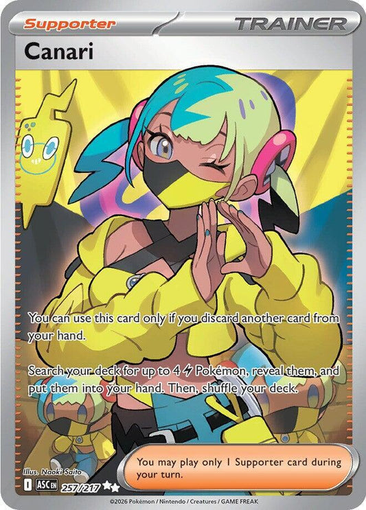 Pokemon ASC Canari 257/217 Holo