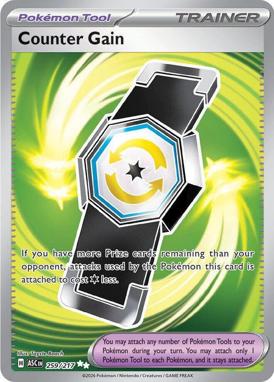 Pokemon ASC Counter Gain 259/217 Holo