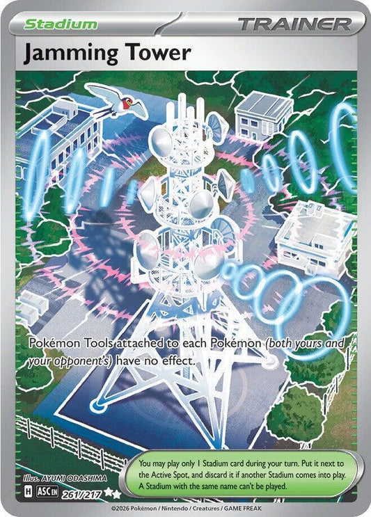 Pokemon ASC Jamming Tower 261/217 Holo